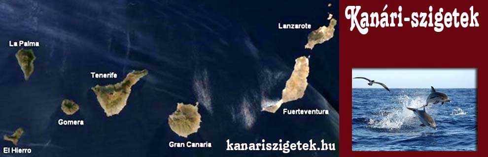 Kanári-szigetek térkép Kanári-szigetek térkép